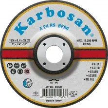 910570 Круг зачистной A24RS 180х6,4х22 Karbosan